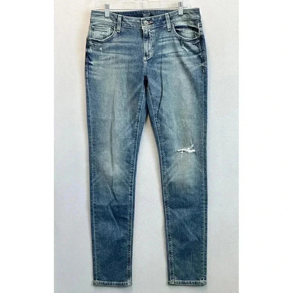 Ana A New Approach Jeans Women's‎ Size 28/6 Mid Rise Boyfriend Distressed Denim - Picture 1 of 8